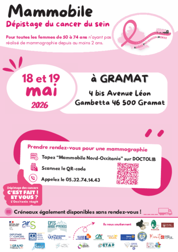affiche avec les informations nécessaires