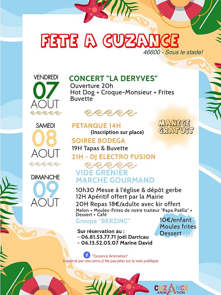 Programme fête